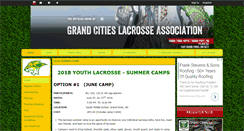 Desktop Screenshot of grandcitieslacrosse.org